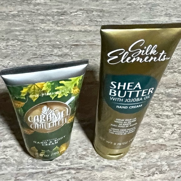 Bath & Body New Silk Elements Shea Butter Simple Pleasures Caramel